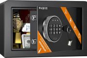 Security Safe box Digital Deposit Box for Home, Small Hidden Safes with Keys, Lock Box for Home Business Office Money Gun Jewelry Passport, 10L