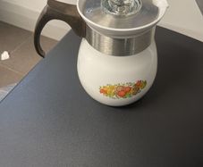 Vintage 70s Corning Spice of Life 6 cup Percolator P-166