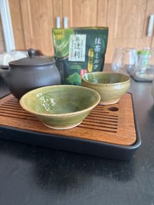 Handcrafted Matcha tea cup