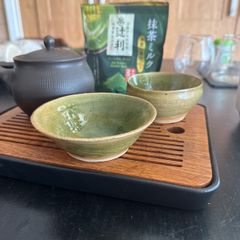 Handcrafted Matcha tea cup