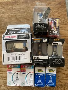Toyota H11 HB3 light bulbs / job lot