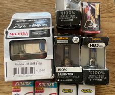 Toyota H11 HB3 light bulbs / job lot