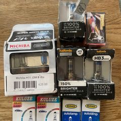 Toyota H11 HB3 light bulbs / job lot