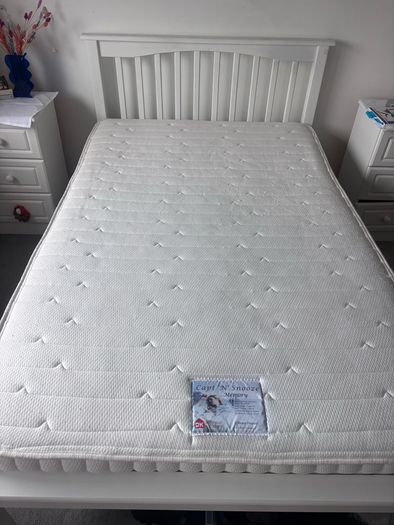 4ft small double bed with mattress