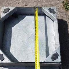 Paving drainage recessed cover