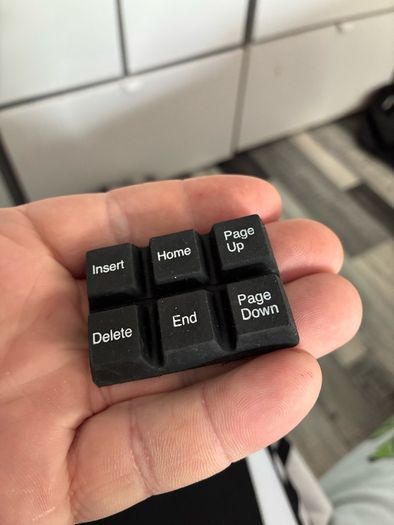 New quirky keyboard rubber