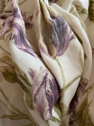 Stunning Large Laura Ashley Linen Curtains 128 inch wide x 93 inch drop