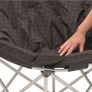 2 x Outwell Casilda Half Moon Folding Chair/ Black Image 2