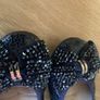 Navy Low Wedge Ballerina Shoes Image 7