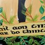 Double Sided Hand Painted Wooden Fire screen Image 4