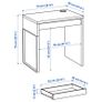 Ikea Micke Desk black Image 3