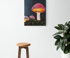 Original hand paint picture, acrylic painting by Strzala