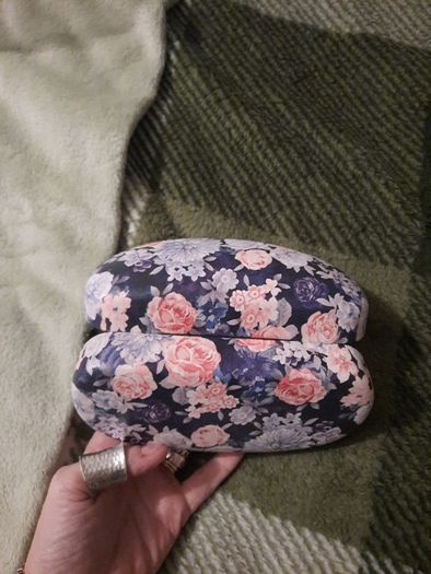 floral glasses case