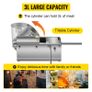 BRAND NEW Commercial Manual Sausage Stuffer Filler Machine W/ 4 Nozzles 3L-7.8L Stainless Steel for Making Sausage Hot Dog Bratwurst Image 6