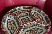 Vintage Japanese Rotating Serving Dish Set