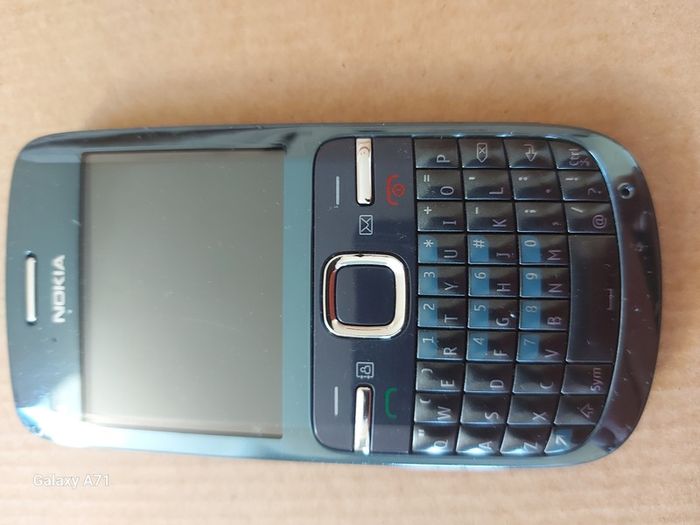 2 Nokia C3 mobile phones, light Blue, in excellent condition