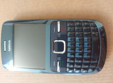 2 Nokia C3 mobile phones, light Blue, in excellent condition