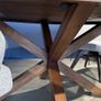 Circular Dining Table with Starburst Legs, Ex Display Like New Image 8