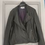 Leather biker style jacket size 16 Image 2