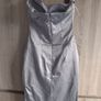 silver grey silver halter dress size xs-s Image 4