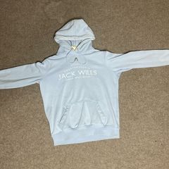 Jack Wills Men's Blue Hoodie