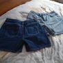 Two Pairs of denim shorts size 14 Image 4