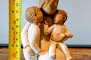Willow Tree "Quietly" Figurine by Susan Lordi (Mother &amp; Two Children)