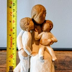Willow Tree "Quietly" Figurine by Susan Lordi (Mother & Two Children)