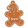 Personalised Gingerbread Christmas Gift Tags, Set of 8 3D Image 4