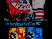 Guns'N'Roses concert poster Use Your Illusion World Tour 1992 A3 Repro