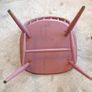 4 vintage wooden kitchen chairs pink Image 4