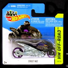Hot Wheels Street Noz Motorcycle Bike Black Hot Wheels 2014 Mattel Diecast HW Off Road 130/250 Brand New Factory Sealed