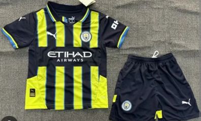 Man City away kid sizes  season 24/25