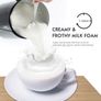 Milk Frother 3 in 1 Electric Steamer for Making Latte Cappuccino Coffee Milk Warmer Foamer Heater Non-Stick Auto Shutoff Image 3