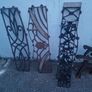 cast iron benches x4 Image 4