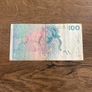 Sweden 100 Kronor Banknote  Carl von Linne Design  Collectible Swedish Currency Image 2