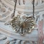 Brass butterfly pendant Image 3