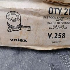 Job Lot of Lampholder/Water resisting Sleeves