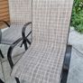 Garden table and chairs set with parasol Image 3