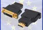 New Gold Plated Female DVI to Male HDMI Adapter Converter Connector #115