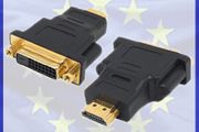New Gold Plated Female DVI to Male HDMI Adapter Converter Connector #115
