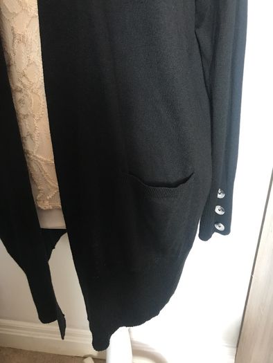 Cardigan black size 16 New with tags