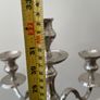 Very tall silver candle holder Image 5