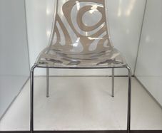 Silver chairs 4x available 25 each