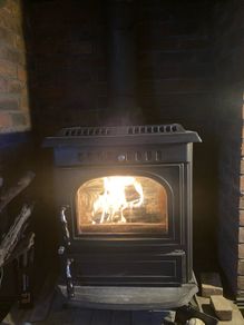 Back boiler stove