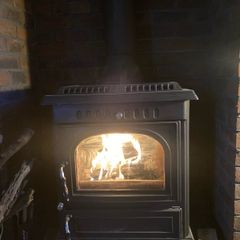 Back boiler stove