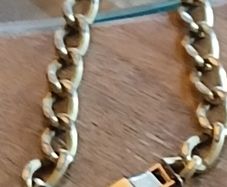 Vintage Thomas L Mott Rolled GoldCurb link Bracelet