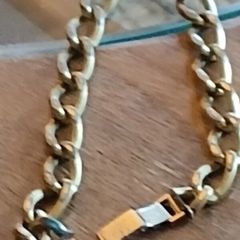 Vintage Thomas L Mott Rolled GoldCurb link Bracelet