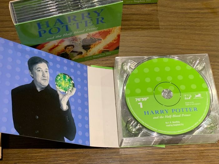 Harry Potter and the Half Blood Prince CD box set narrated by Stephen Fry