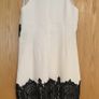 KAREN MILLEN Ivory & Black Lace Midi Dress Image 2